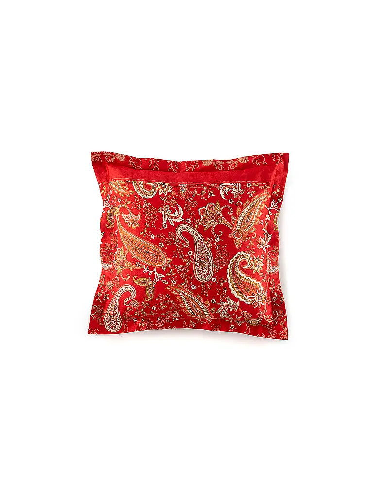 BASSETTI | Linge de lit en satin 70x90cm / 140x220cm MONNALISA Rouge | 