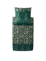 BASSETTI | Linge de lit en satin 70x90cm / 140x220cm MONNALISA Vert | Vert foncé