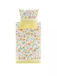 BASSETTI | Linge de lit en satin CASABLANCA 70x90cm/140x200cm Bleu | Jaune
