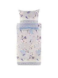 BASSETTI | Parure de lit en satin HANAMI 70x90cm/140x200cm Rose | Bleu clair