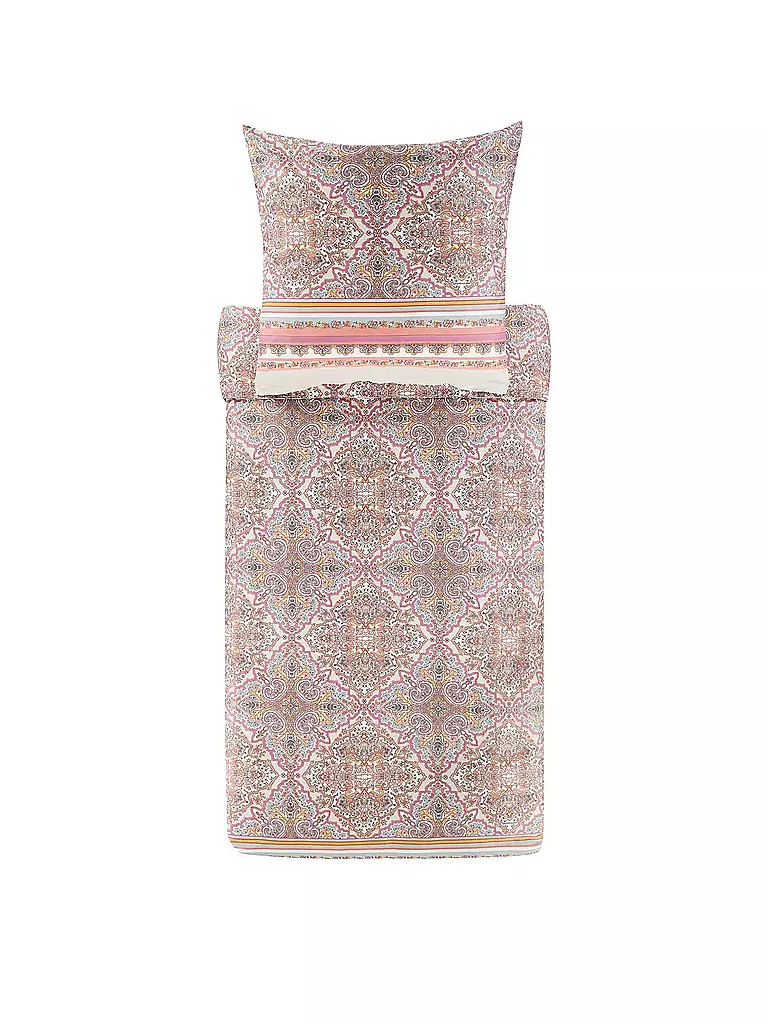 BASSETTI | Parure de lit en satin MARECHIARO 70x90cm/140x200cm Rose | Rose