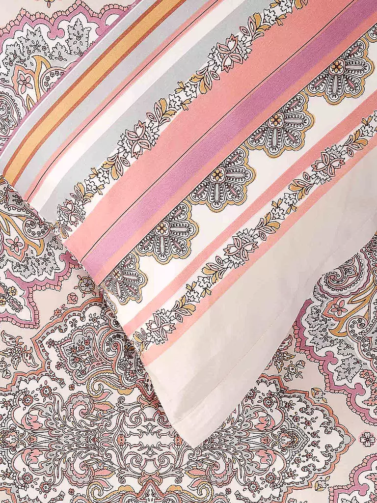BASSETTI | Parure de lit en satin MARECHIARO 70x90cm/140x200cm Rose | Rose