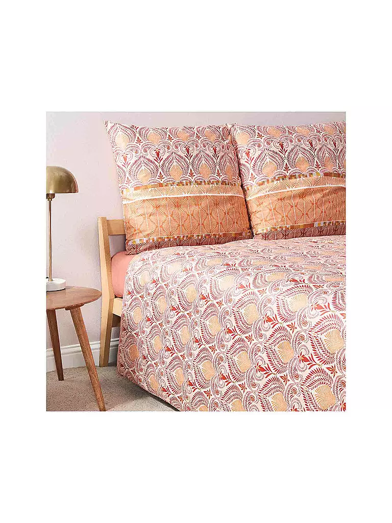 BASSETTI | Parure de lit en satin NAIROBI 70x90cm/140x200cm Corale | 