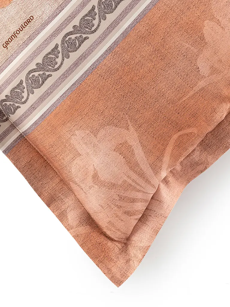 BASSETTI | Satin Bettwäsche 70x90cm / 140x200cm ACQUAFORTE Terrakotta | 