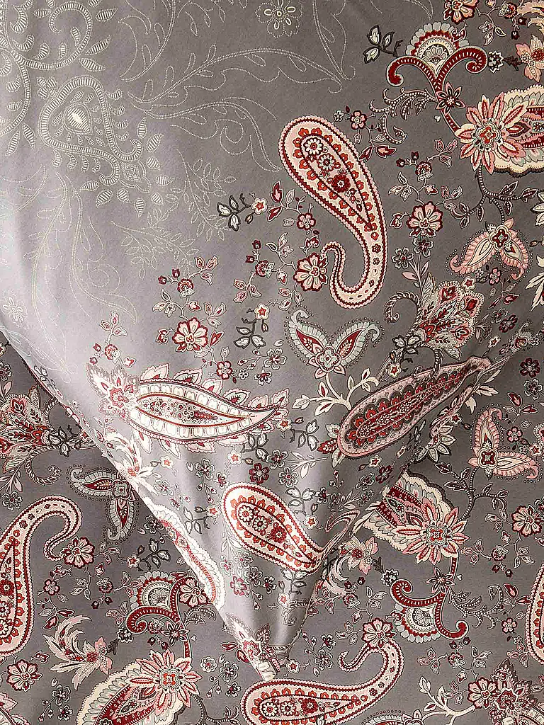 BASSETTI | Satin Bettwäsche 70x90cm / 140x200cm MONNALISA Grau | 