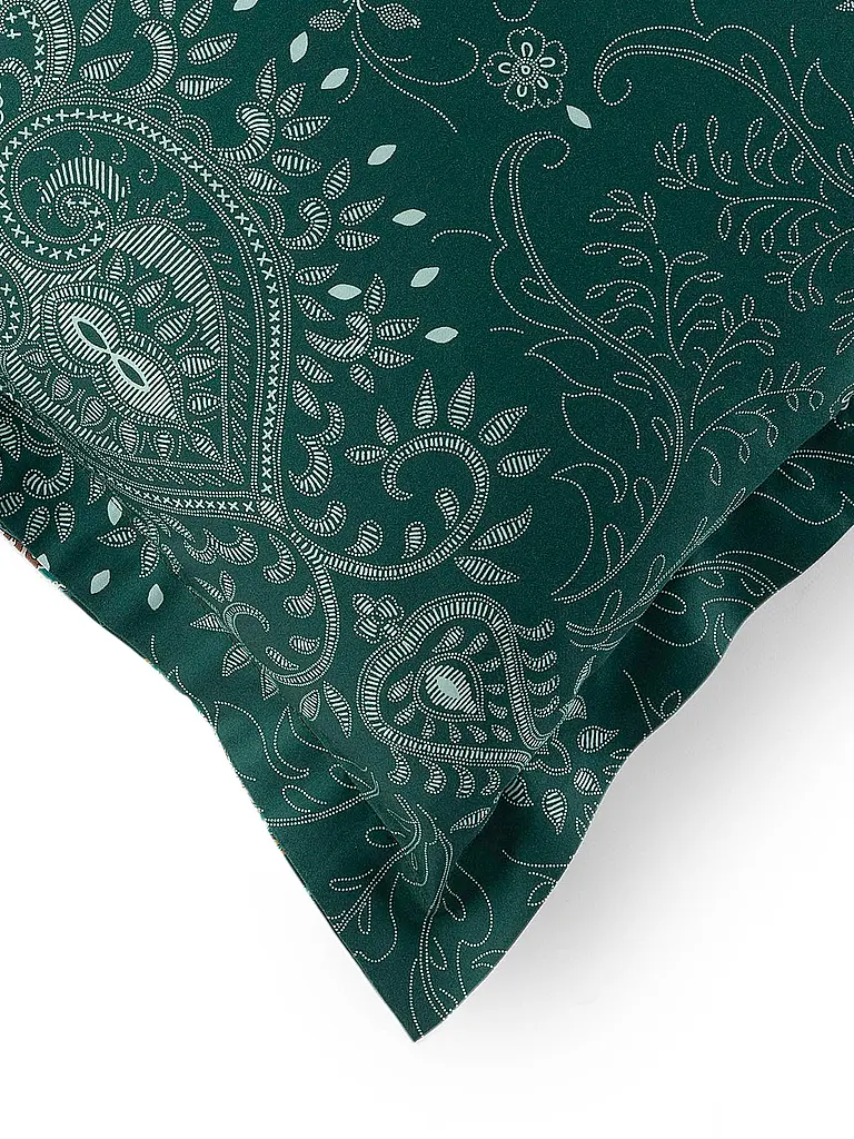 BASSETTI | Satin Bettwäsche 70x90cm / 140x200cm MONNALISA Gruen | 