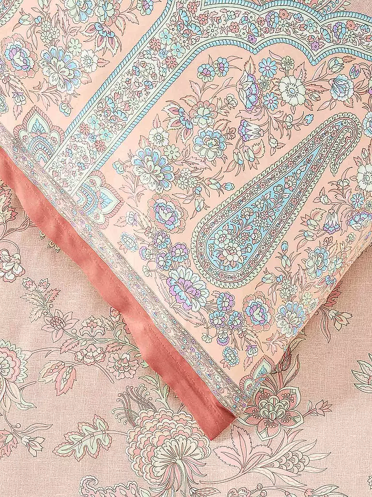 BASSETTI | Satin Bettwäsche INDIAN ROSES 70x90cm/140x200cm Beige | 
