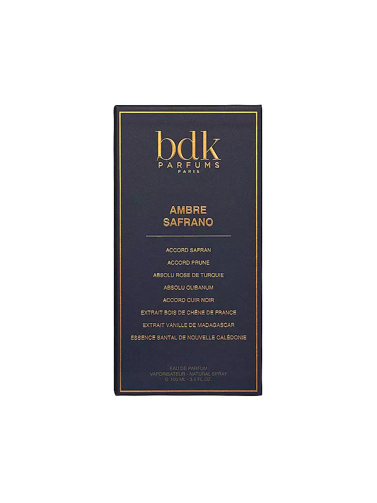 BDK | Ambre Safrano Eau de Parfum 100ml | 