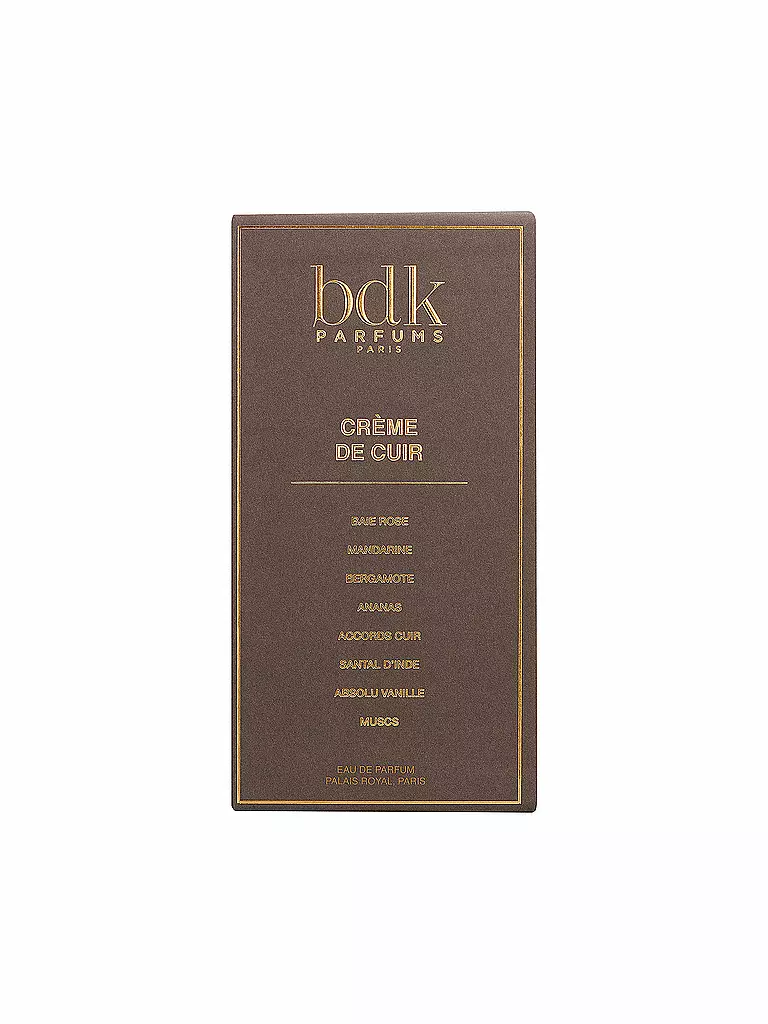 BDK | Crème de Cuir  Eau de Parfum Natural Spray 100ml | 