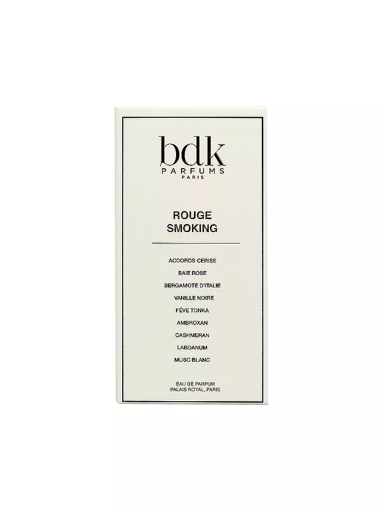 BDK | Rouge Smoking Eau de Parfum Vaporisateur Naturel 100ml | 