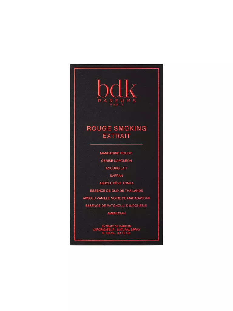BDK | Rouge Smoking Extrait de Parfum 100ml | Aucune couleur