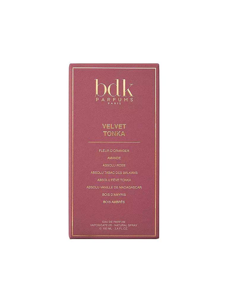 BDK | Velvet Tonka Eau de Parfum 100ml | 