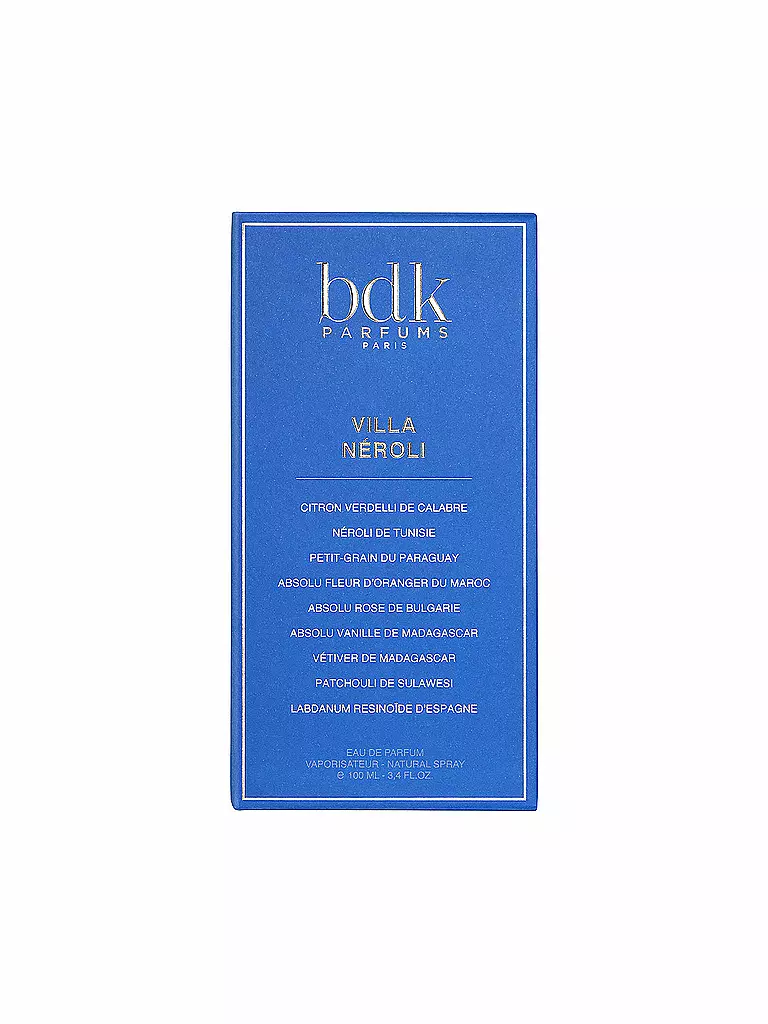 BDK | Villa Neroli Eau de Parfum 100ml | 