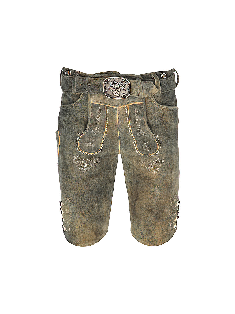 Lederhose KAISERAU marron clair 44