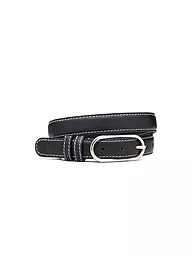 BECKSÖNDERGAARD | Ceinture en cuir GLOSSY NOLA LEATHER BELT Marron Moka | Noir