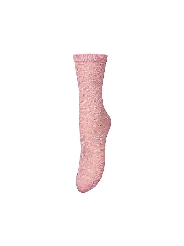 BECKSÖNDERGAARD | Chaussettes MINA Lilas Rose | rosa