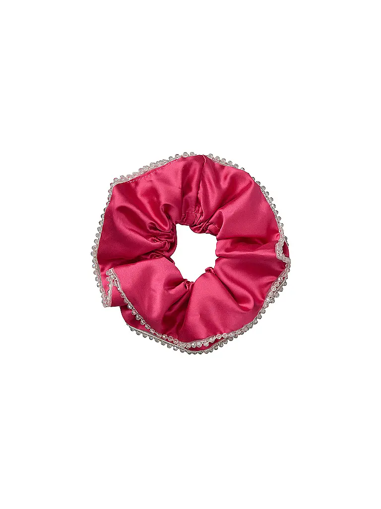BECKSÖNDERGAARD | Chouchou pour cheveux - Scrunchie LUSTER BEAD Rose | pink