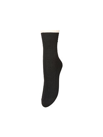 BECKSÖNDERGAARD | Chaussettes SCALLOP Noir Chiné