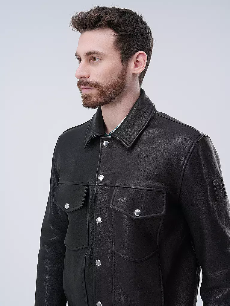 BELSTAFF | Lederjacke PISTON | Noir
