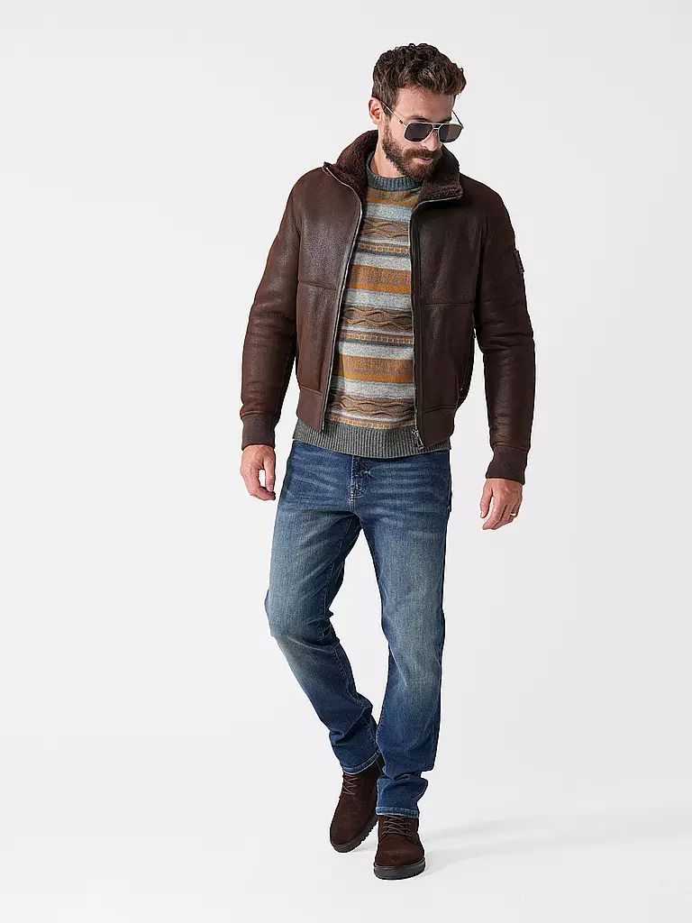 BELSTAFF | Veste en cuir TRACE | braun