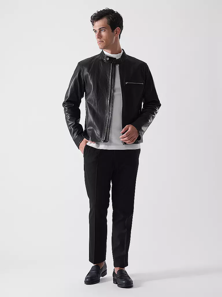 BELSTAFF | Veste en cuir TRACK | schwarz