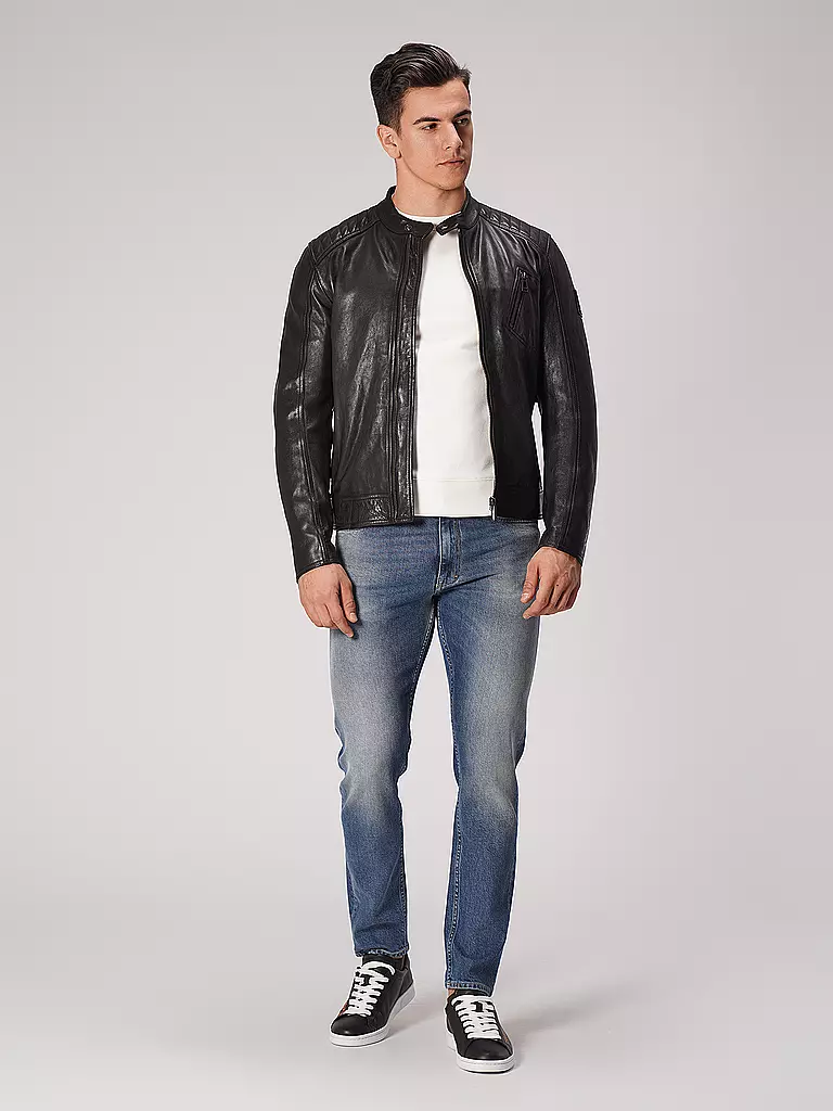 BELSTAFF | Veste en cuir V RACER 2.0 | schwarz