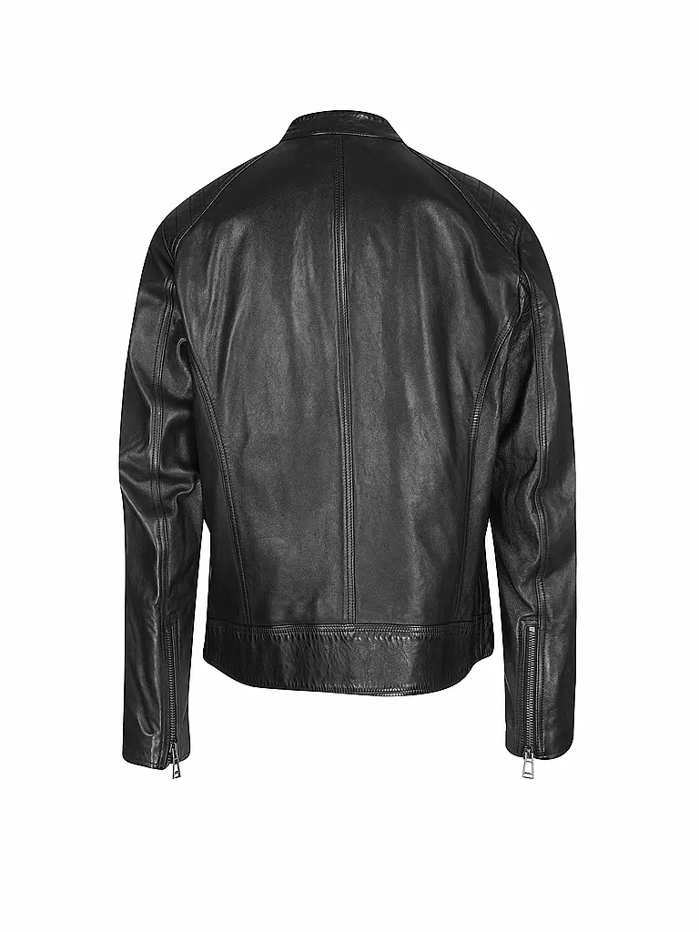 BELSTAFF | Veste en cuir V-Racer | schwarz