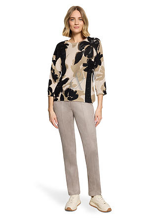 BETTY BARCLAY | Pantalon aspect cuir 7/8 Slim Fit
