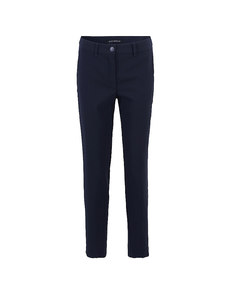 Pantalon de tailleur 7/8 bleu marine 44