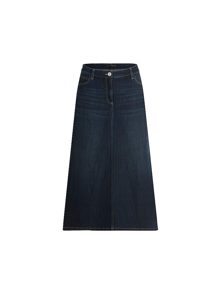Midi-jupe bleu marine 38