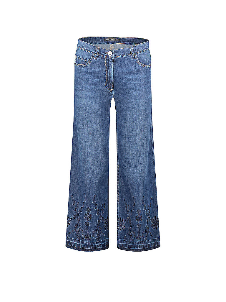 Jeans Wide Leg 7/8 bleu 44