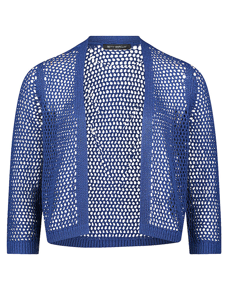 Gilet en maille bleu 40