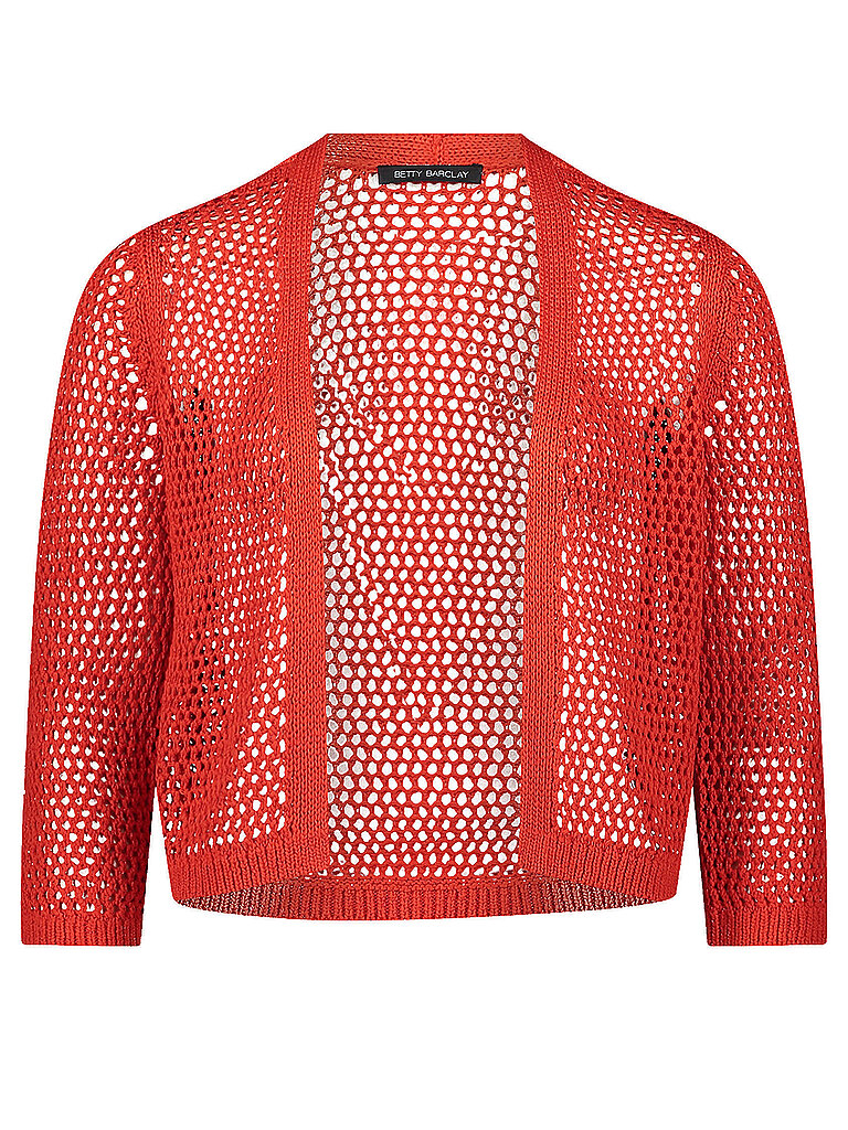 Gilet en maille rouge 44