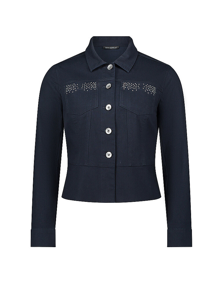 Veste en jean bleu marine 42