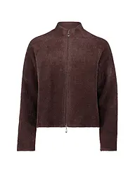 BETTY BARCLAY | Cardigan aspect fourrure | Marron