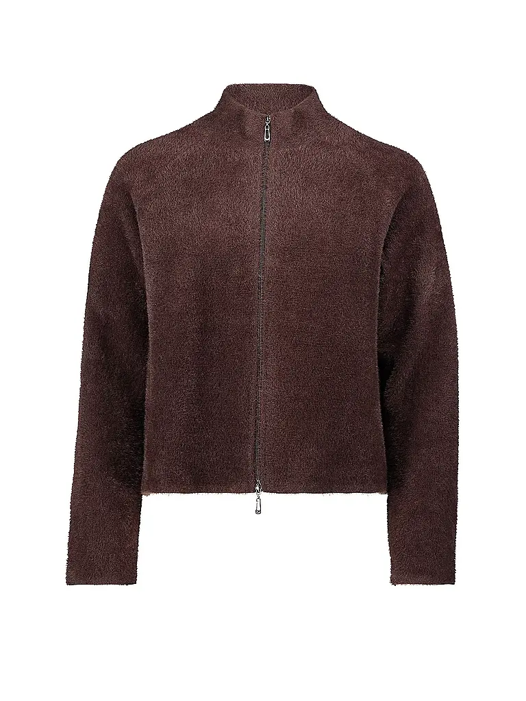 BETTY BARCLAY | Cardigan aspect fourrure | braun