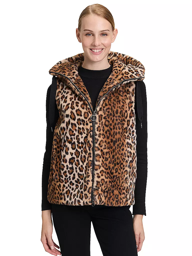 BETTY BARCLAY | Gilet aspect fourrure | 