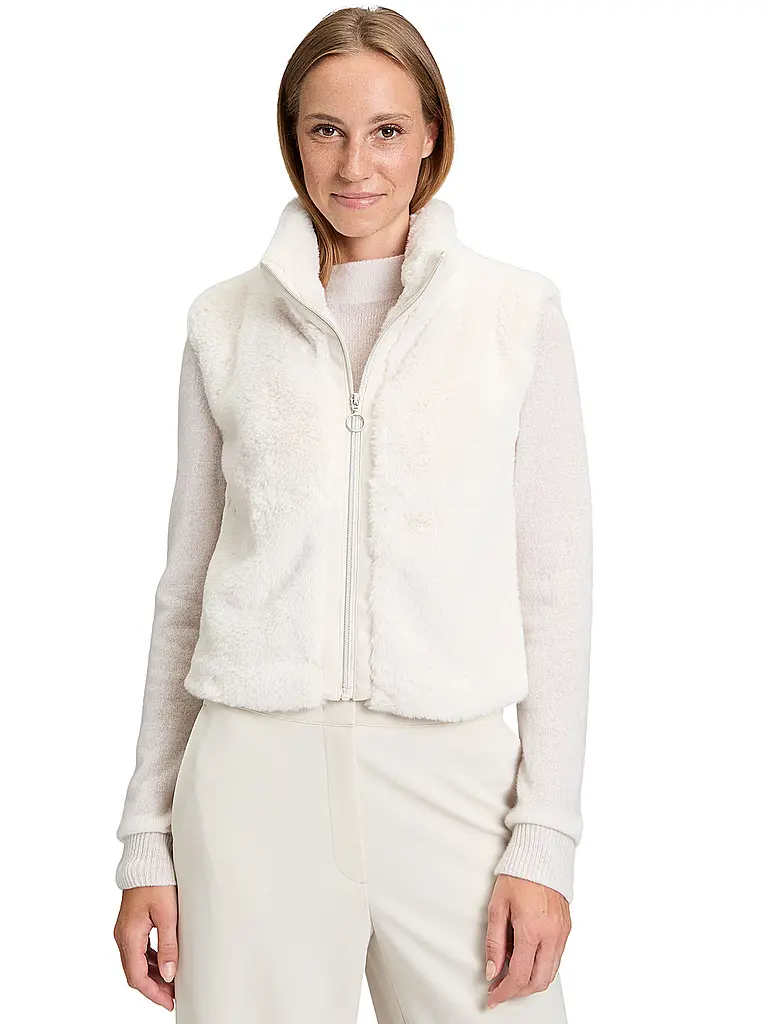 BETTY BARCLAY | Gilet aspect fourrure | 
