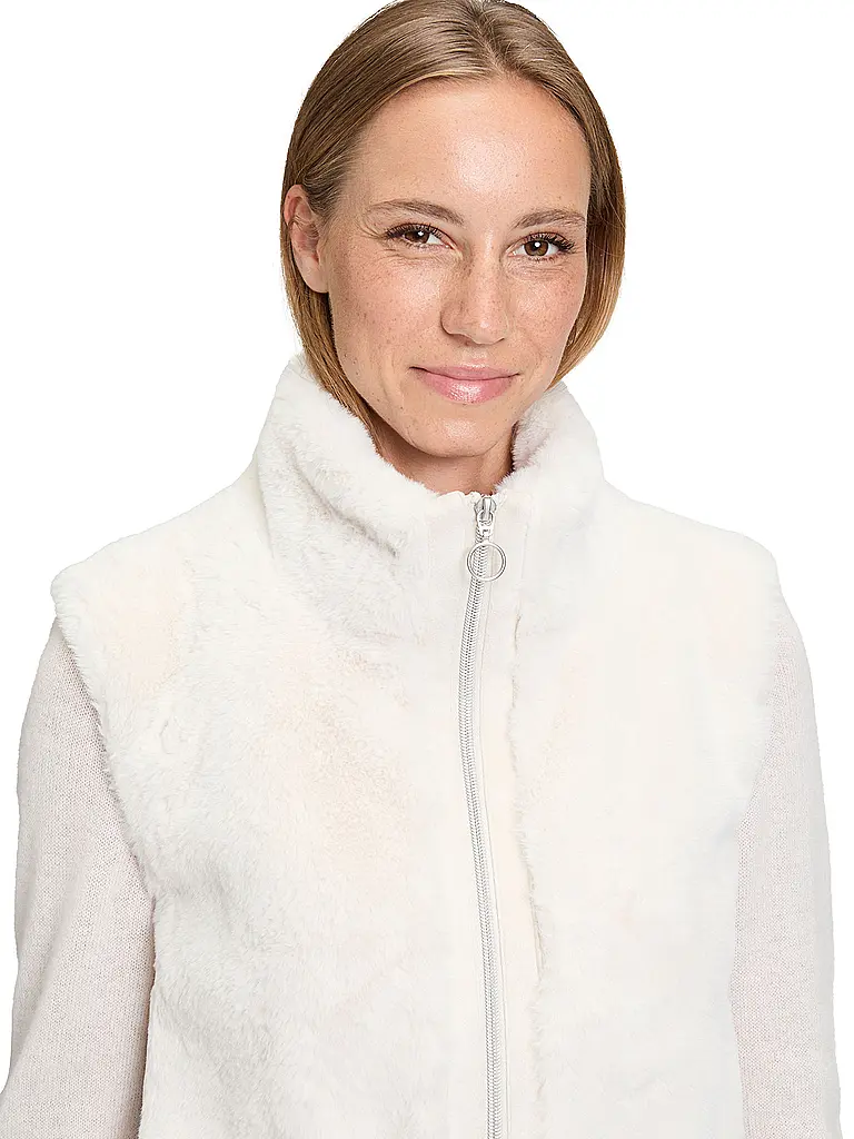 BETTY BARCLAY | Gilet aspect fourrure | 