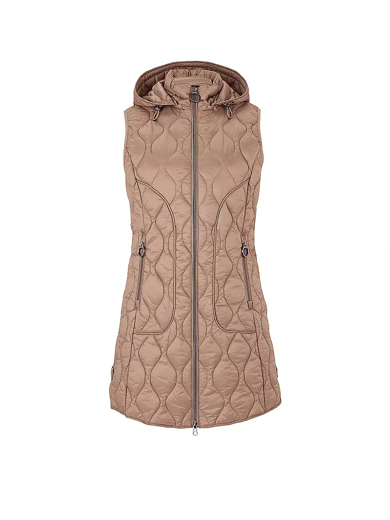 BETTY BARCLAY | Gilet matelassé | camel