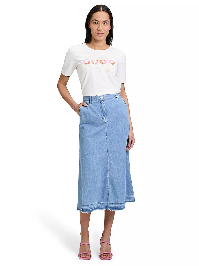 BETTY BARCLAY | Jupe midi | Bleu clair