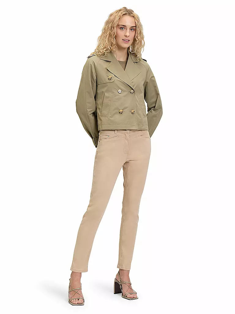 BETTY BARCLAY | Pantalon de tailleur 7/8 | beige