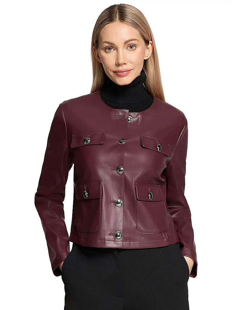 BETTY BARCLAY | Veste aspect cuir | 