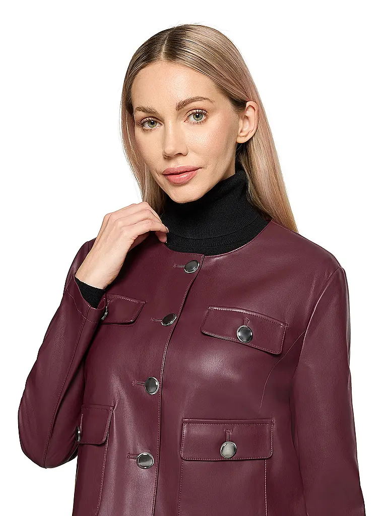 BETTY BARCLAY | Veste aspect cuir | 