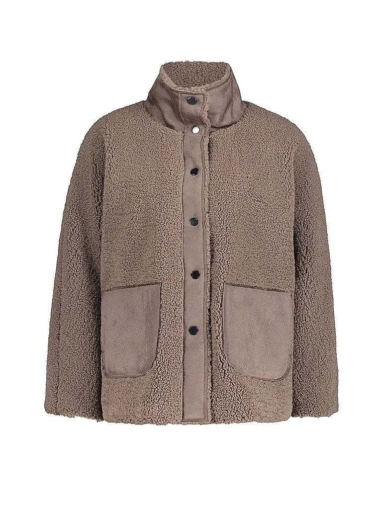 BETTY BARCLAY | Veste aspect fourrure | Marron