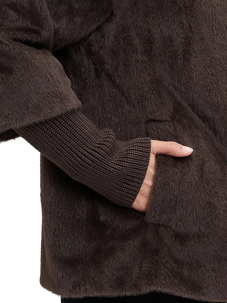 BETTY BARCLAY | Veste aspect fourrure | braun