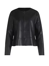 BETTY BARCLAY | Veste courte aspect cuir | Noir
