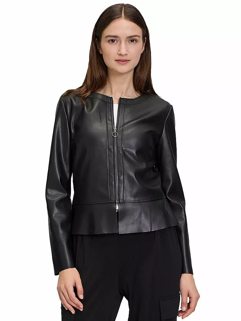 BETTY BARCLAY | Veste courte aspect cuir | 