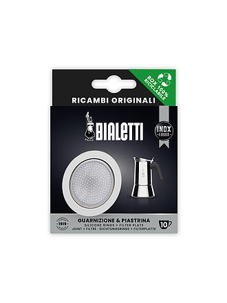 BIALETTI | Kit de remplacement 10 tasses joint plus filtre silicone