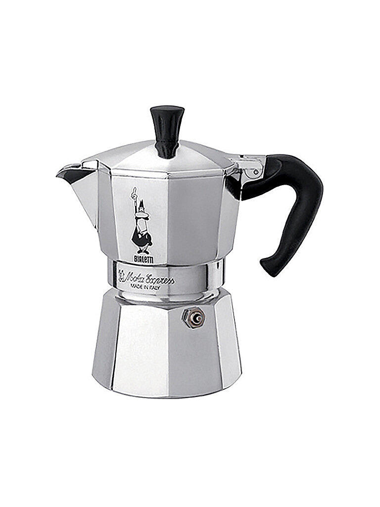 Cafetière italienne 1 tasse Alu argent